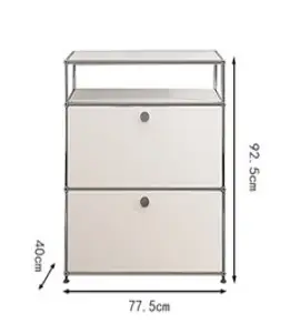 가구 수납장 usm haller 유에스엠할러 모듈 다용도수납장 커스텀 고급형, main 77.5X40X92.5