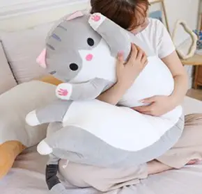 말랑말랑 고양이 바디 필로우, 그레이