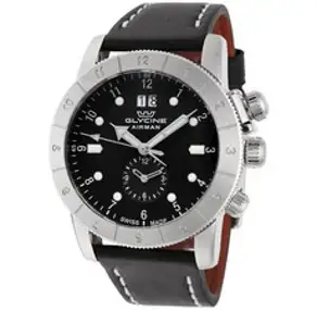 Glycine 글리신 에어맨 GMT 남성용 블랙 워치 - ref. GL0150