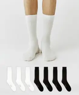 무지앤골지 10켤레 /장목/ 여성 학생용 기본 무지 골지 롱롱 긴양말(혼합가능)