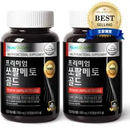 뉴트리디데이 프리미엄 쏘팔메토 골드 550mg, 90캡슐, 2개