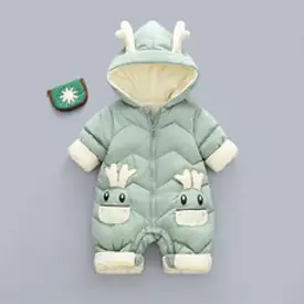아기 패딩우주복 점프슈트 경량우주복 아기 겨울외출복 유아 신생아 겨울우주복