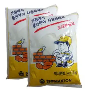 백시멘트 한주 세라믹 가정용 시멘트 1.5kg, 2개입