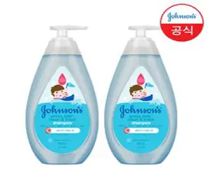 존슨즈베이비 액티브 키즈 클린 앤드 프레시 샴푸, 2개, 500ml
