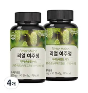 퍼니트 리얼 여주정 500mg, 90정, 4개