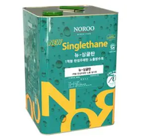 노루페인트 옥상방수 우레탄페인트 싱글탄 중도1액형 16Kg, 회색, 1개