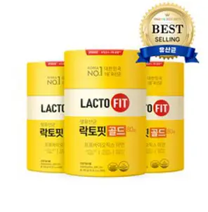 종근당건강 락토핏 골드, 160g, 3개