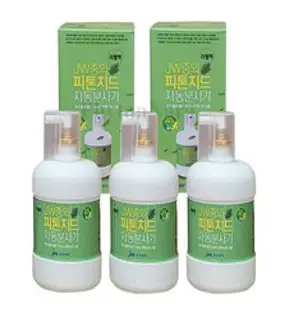 중외제약 자동분사기 리필액 230ml 5개 방향제 피톤치드, 1개