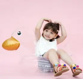 날씨요정 투명오리튜브 아기 보행기 안전 물놀이, 투명오리 보행기