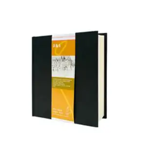 하네뮬레 D&S 스케치북 BLACK 정방 19.5 x 19.5 cm 140g, 19.5 x 19.5cm, 80매