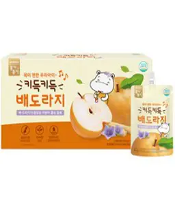 함소아 키득키득 배도라지 주스 100ml, 홍삼+배+도라지 혼합맛, 10개