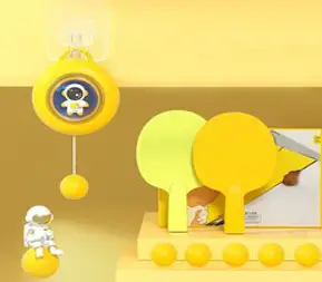 가정용 탁구 트레이너 현탁식 행거식 연습기는 탁자가 필요 없고 2인 또는 1인 모두 플레이 가능해요, 탁구훈련기+2라켓 6구