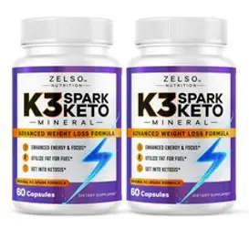 젤소 뉴트리션 K3 스파크 미네랄 캡슐 K3 Spark Mineral Pills 60정, 2개, 2개