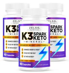 젤소 뉴트리션 K3 스파크 미네랄 캡슐 K3 Spark Mineral Pills 60정, 3개, 3개