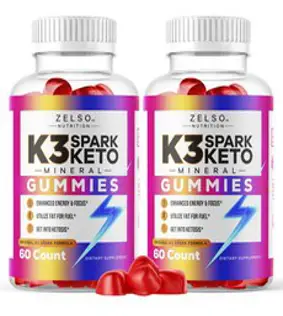 젤소뉴트리션 K3 스파크 미네랄 구미 젤리 60정 K3 Spark Mineral Gummies, 2개