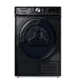 삼성전자 인버터 건조기 DV90T5540BV 9kg 방문설치, 블랙 케비어