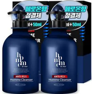 아케이 옴므 안티럭스 올인원 쿨링 남성청결제, 2개, 550ml