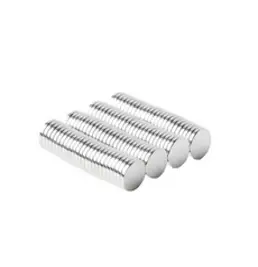 페인트인포 초강력 네오디움 원형자석 지름 10mm x 두께 1.5mm, 실버, 100개