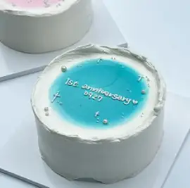 별빛케이크 택배로받는 레터링케이크 수제 맞춤 주문제작 케익 서울 부산 대구 생일선물 배송, 핑크, 크림치즈- 화이트시트, 1호, 1개