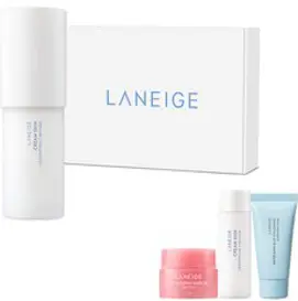 라네즈 크림스킨 170ml + 25ml + 워터뱅크 블루 히알루로닉 클렌징 폼 30g + 립 슬리핑 마스크 EX 베리 3g 세트, 1세트