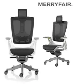 메리페어 와우체어(WAU Chair)2 사무용의자, 메쉬 차콜