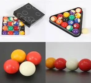 당구공세척기 볼크리너 당구용품 전문 25MM / 38MM 어린이 당구 테이블 공 세트 수지 작은 큐 풀 16 피스 미니 당구공, [02] 32CM