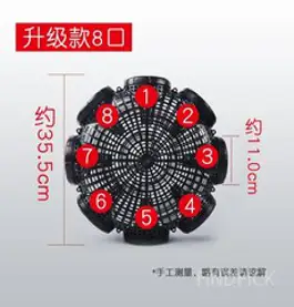 파인드픽 뱀트랩 뱀덫 케이지 야생동물 뱀 하수구, 8홀 케이지 10개