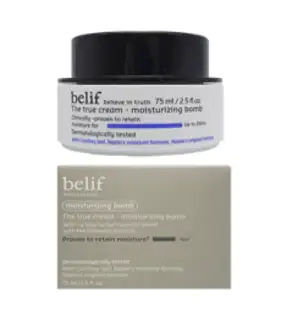빌리프 더 트루 크림 모이스춰라이징 밤 75ml+75ml 건조한피부 유수분밸런스 대용량수분크림, 75ml, 2개