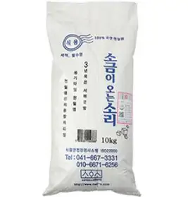 소금이오는소리 3년묵은 씻어나온천일염, 10kg, 1개