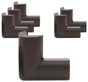 아가드 코너보호대 고급형, 브라운, 6개, 66mm