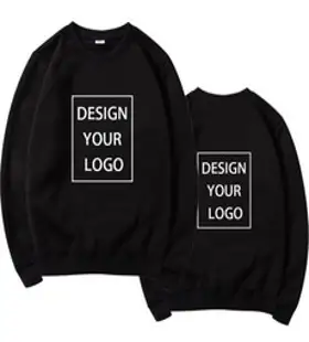 사용자 정의 운동복 남자 DIY 디자인 자신 패턴 텍스트 탑 착용 로고 인쇄 여성 풀오버 유행 Streetwear