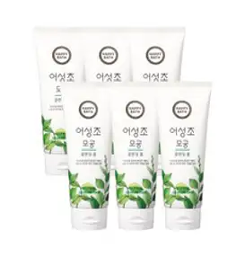 해피바스 어성초 모공 클렌징폼 지복합, 200g, 6개