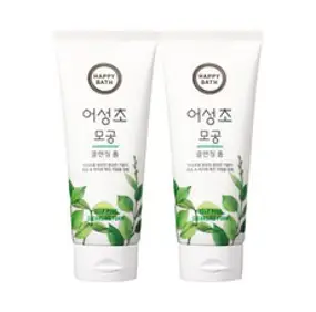 해피바스 어성초 모공 클렌징폼, 200g, 2개