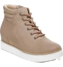 Dr. Scholls Shoes 닥터 숄스 인투 그루브 여성 가짜 가죽 레이스업 웨지 옥스포드 부티 Into Groove