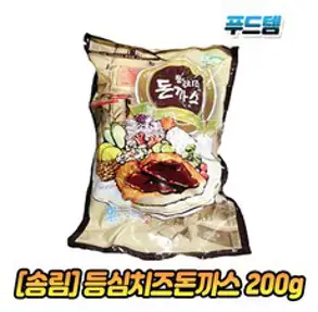 송림 등심치즈돈까스 200g x 10장 4봉 1박스, 2kg