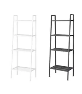 이케아 IKEA 정품 LERBERG 레르베리 4단 철제 선반 화분 진열대, 화이트, 와이드 4단, 1개
