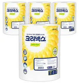 크리넥스 2겹 점보롤 200m, 3롤, 4팩