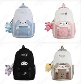 산리오 책가방 캐주얼 여행 가방 심플 백팩
