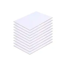 원진 백색 하드보드지 1T, 10개, 4절