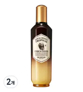 스킨푸드 로열허니 프로폴리스 인리치 토너, 2개, 160ml