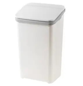 코멧 홈 심플 원터치 휴지통 20L, 화이트, 1개