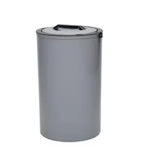 눌러드림 압축 휴지통 20L, 그레이, 1개