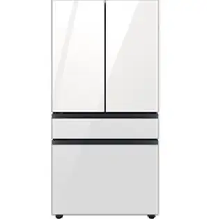 삼성전자 비스포크 4도어 정수기 냉장고 방문설치, 클린 화이트, RF75CB821312