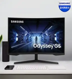 삼성전자 오디세이 G5 C32G54T QHD 2560 x 1440 144Hz HDMI DP 커브드 게이밍 모니터