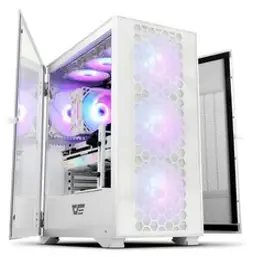 DARKFLASH DLX21 RGB MESH 강화유리 (화이트), 1개