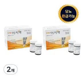 대웅메디팜 DW 이지첵 혈당시험지, 50개입, 4개