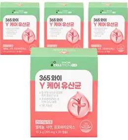 이너랩 365 와이 Y 케어 여성 유산균 10.5g, 30정, 4개