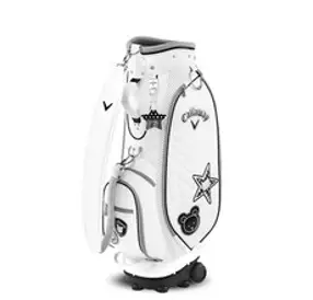 캘러웨이 레이디스 스포츠 휠 캐디백, 화이트+실버