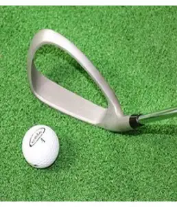 연습용 골프채 아이언 구멍 뚫린 스윙 정확도 연습