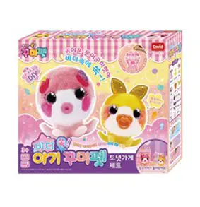 바다쏙 아기 꾸미펫 도넛가게 세트, 혼합색상